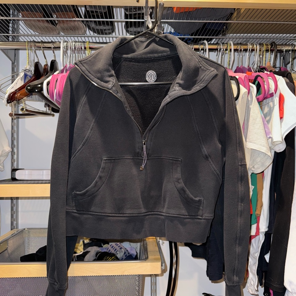 lululemon athletica Black Half-Zip Sweatshirt